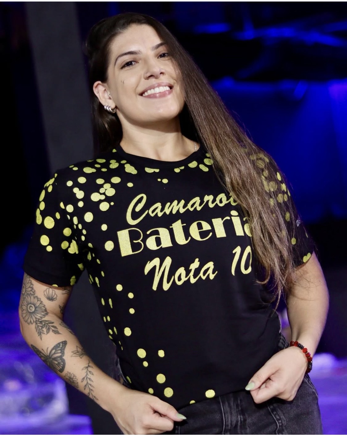 Luana Estrela é musa do camarote Bateria Nota 10